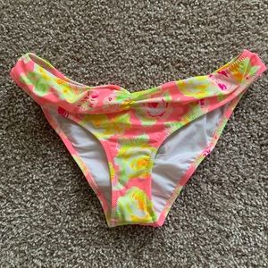 VS PINK | ruched bikini bottoms